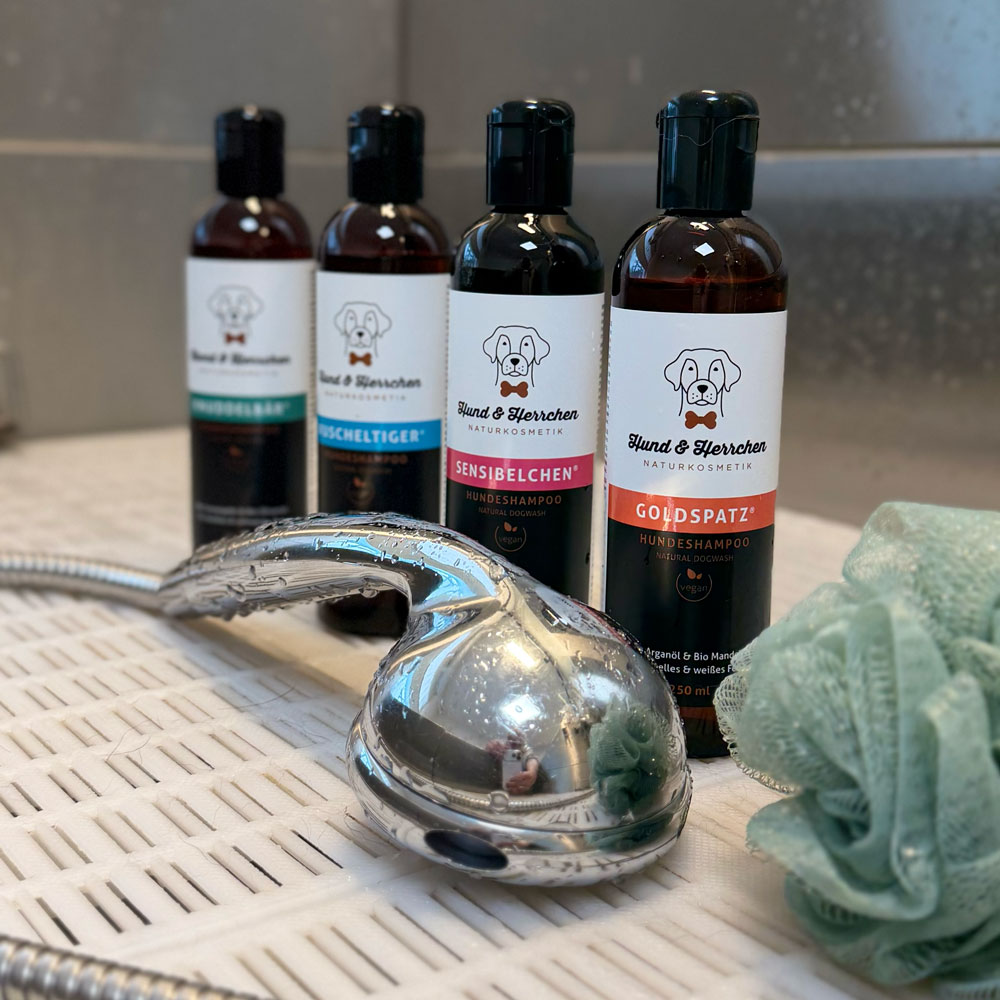 Hundeshampoo Hund und Herrchen
